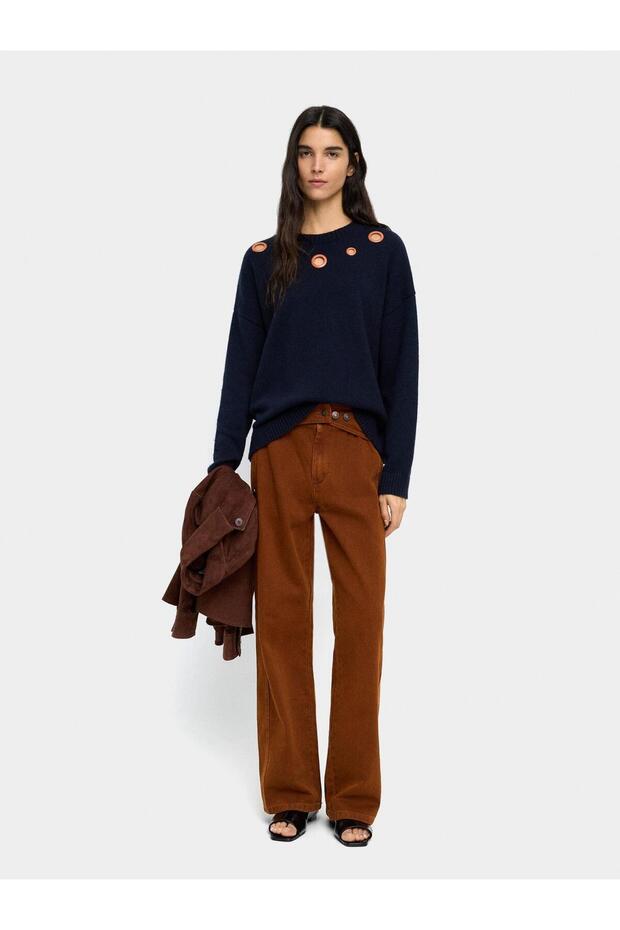 Delikli Örme Kazak - 2