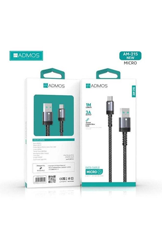 كابل شحن USB إلى MICRO عالي الجودة وسريع للغاية