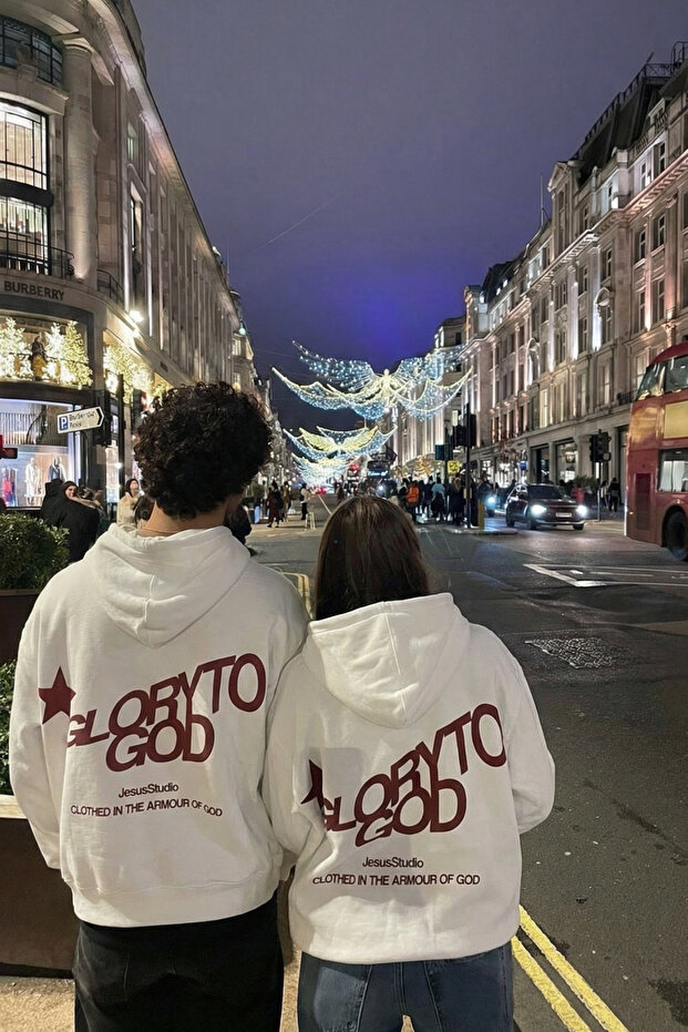 Couple Love Design Hooded Sweatshirt (Sold Individually)