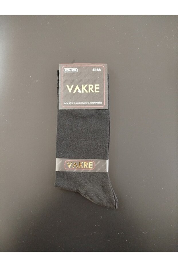 جوارب رجالية قطنية سوداء اللون مكونة من 4 قطع بلون واحد - 2