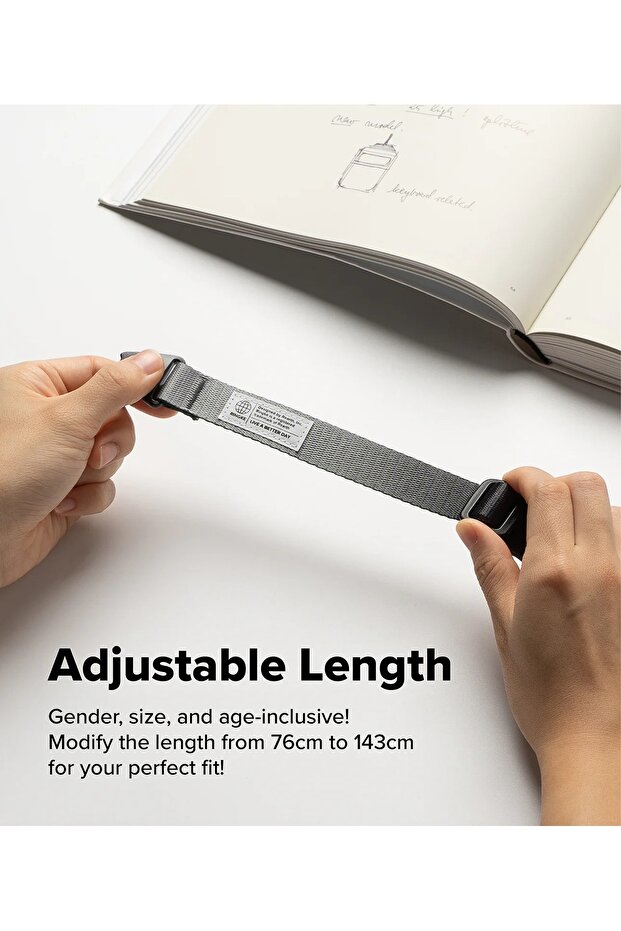 حزام كتف بتصميم أنيق | جرافيت - 5