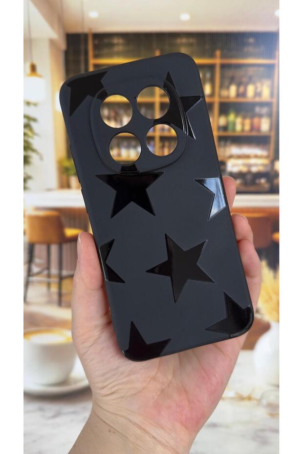 Redmi Note 15 Pro 5g Compatible Star Silicone Shock Absorbing Classic Protected Rubber Case