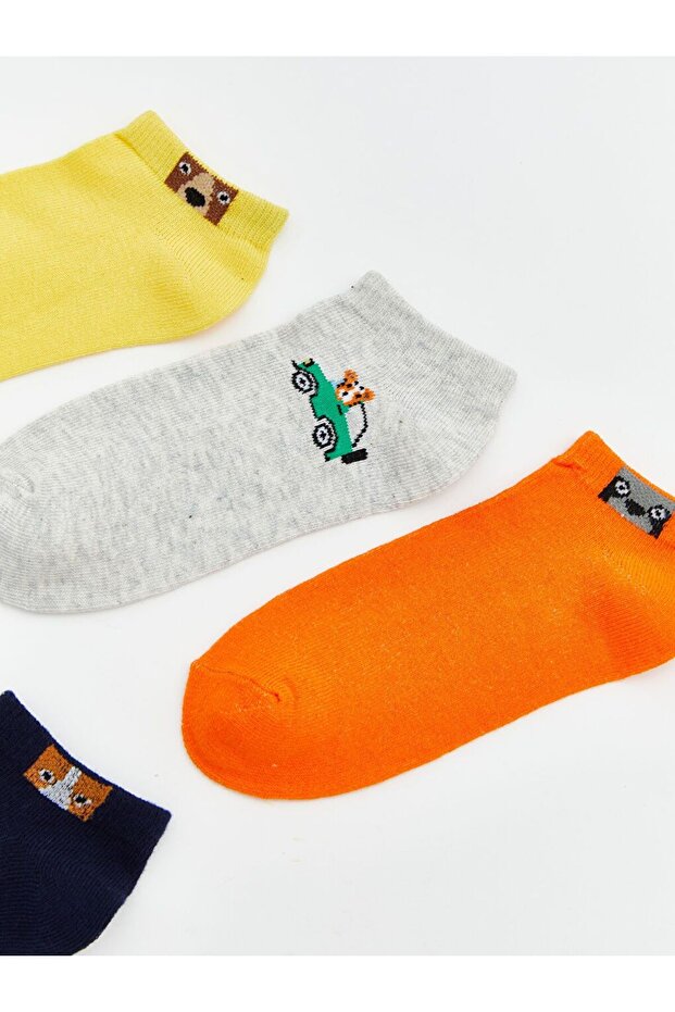 جوارب للأولاد منقوشة 5 قطع - 2
