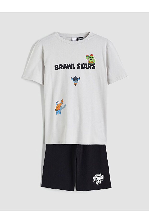 Spongebob Printed Boy's Shorts Pajama Set