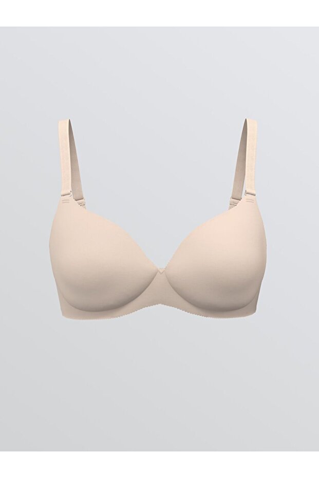 Lcw Dream Pink Non-Wired Half Padded Plain T-Shirt Bra
