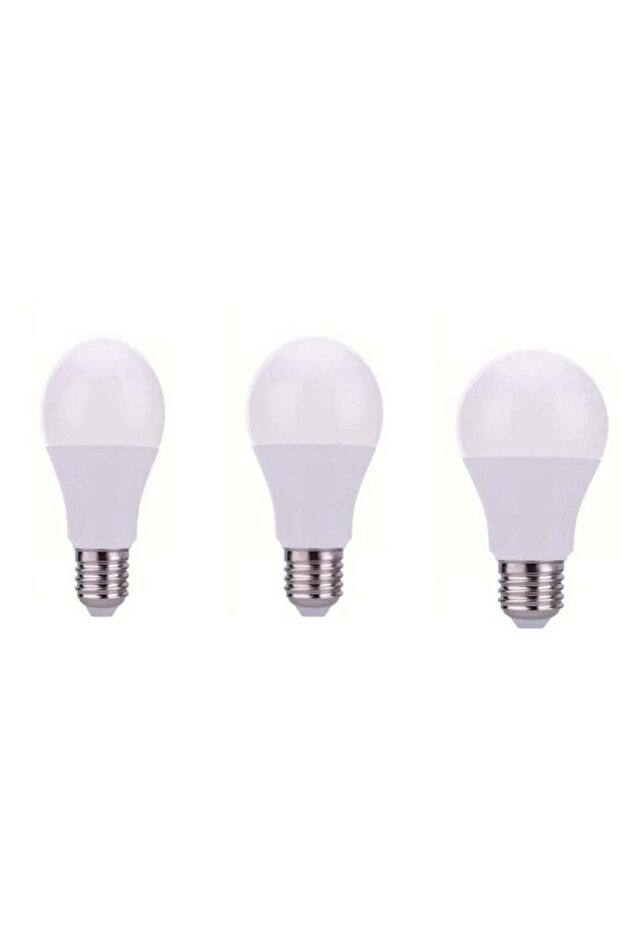 ثلاث لمبات LED من GoldenLight بقوة 5 واط، ضوء أصفر دافئ 3000 كلفن، قاعدة E27، جهد 220 فولت