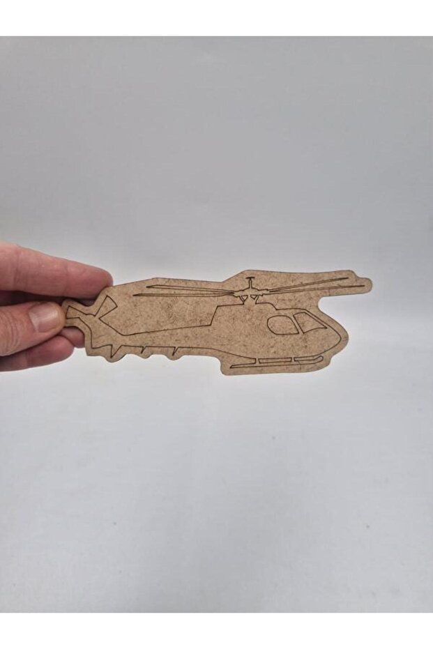Wooden Painting Helicopter School DIY Activity Activity Art 15 cm