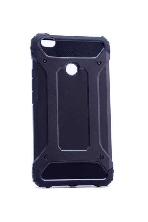 Mi Max Compatible - Case Double Layer Armor Tank Crash Military Cover - Black