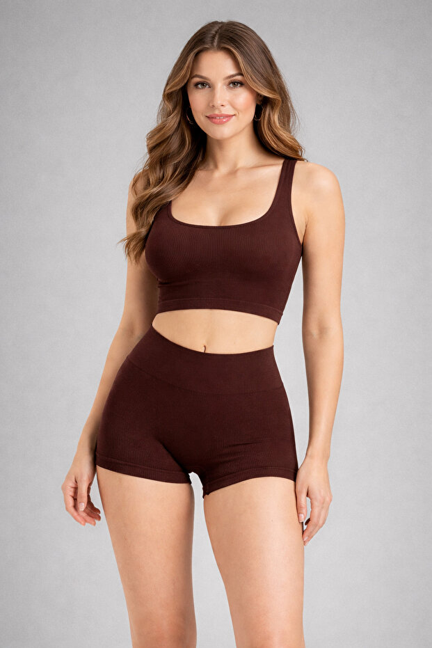Women's Seamless High Waist Mini Leggings Shaping / Sculpting , Stretchy Fabric