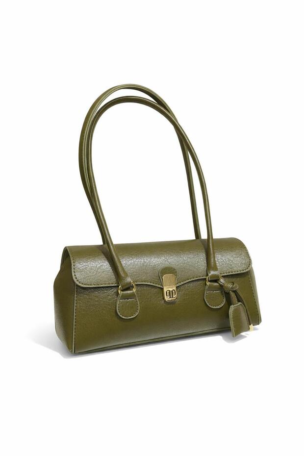 Long Handle Baguette Model Women's Shoulder Bag