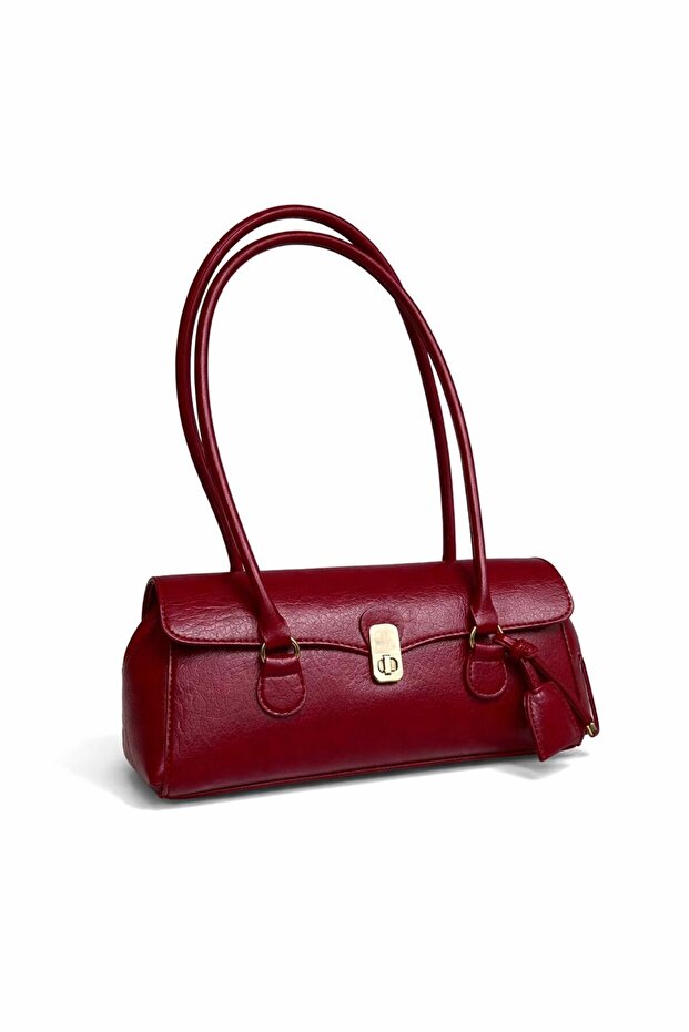 Long Handle Baguette Model Women's Shoulder Bag