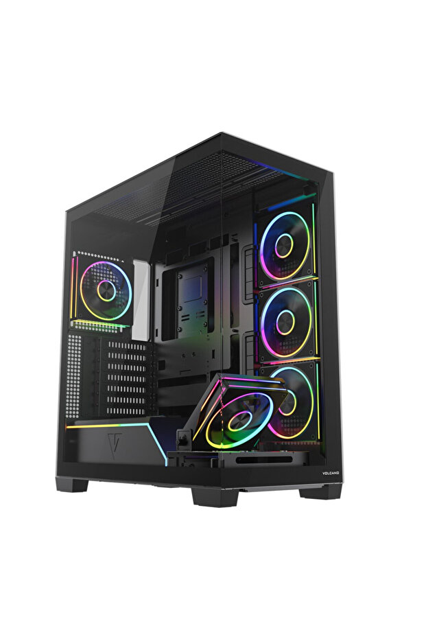 MODECOM VOLCANO STELLAR PLUS ARGB MIDI 5F NEGRU - 8