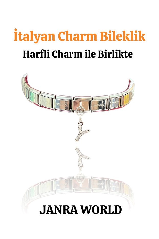 Italian Charm Bracelet – Stainless Steel, Fits Any Wrist - with Letter Charm