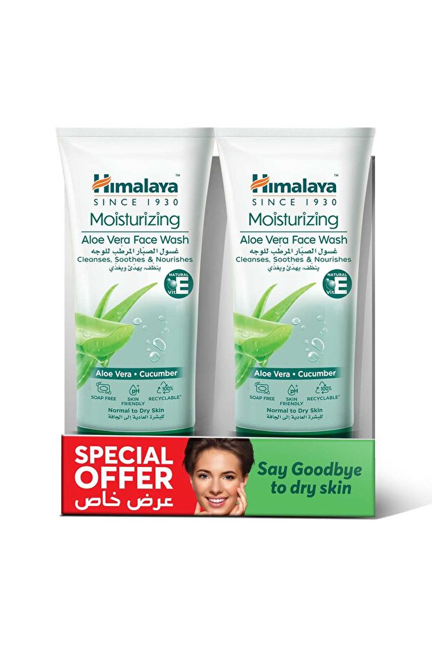 غسول مرطب للوجه بالخيار والصبار