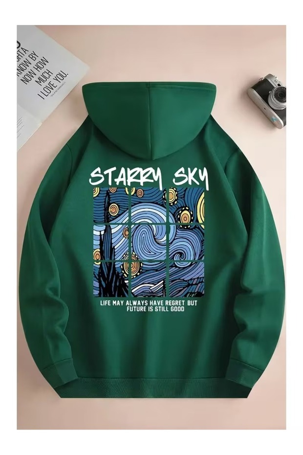 Poland Patterned Premium Hooded Sweatshirt
