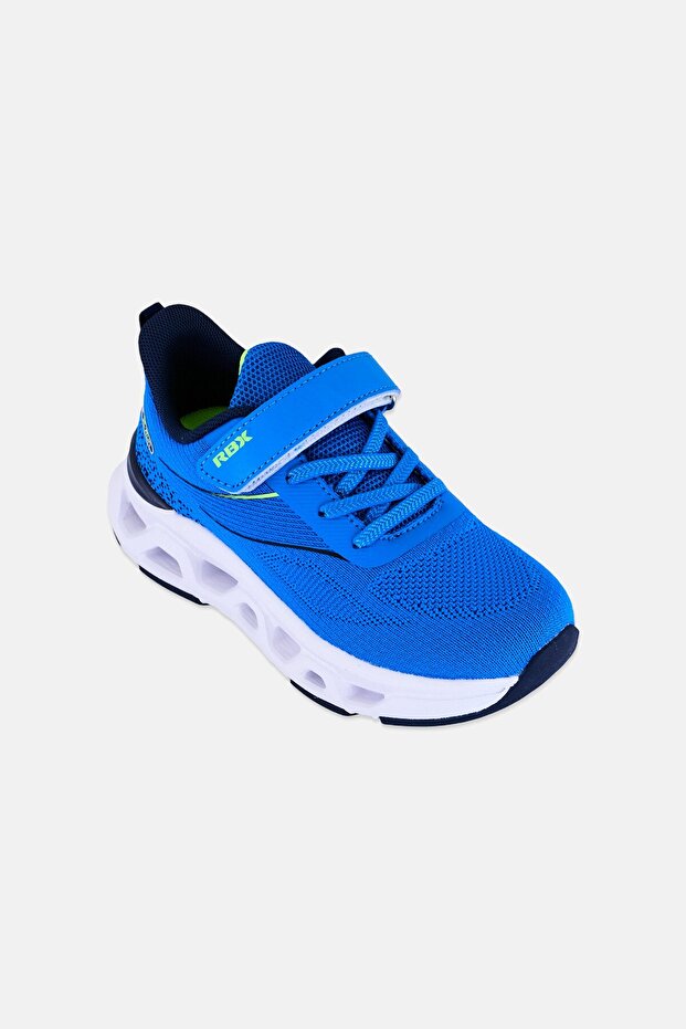 Kids Boy Velcro Closure Outdoor Shoes, Blue