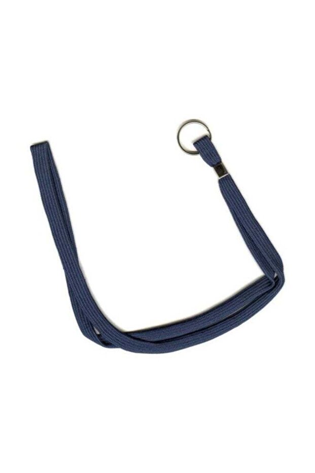 50-Piece Name Badge Holder With Ring Set Blue