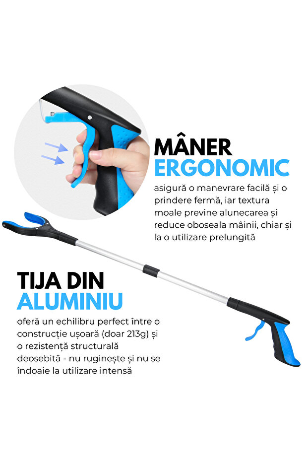 Remote Lifting and Grasping Pliers, Foldable, Magnetic, 81 cm, easyCTRL® - 7