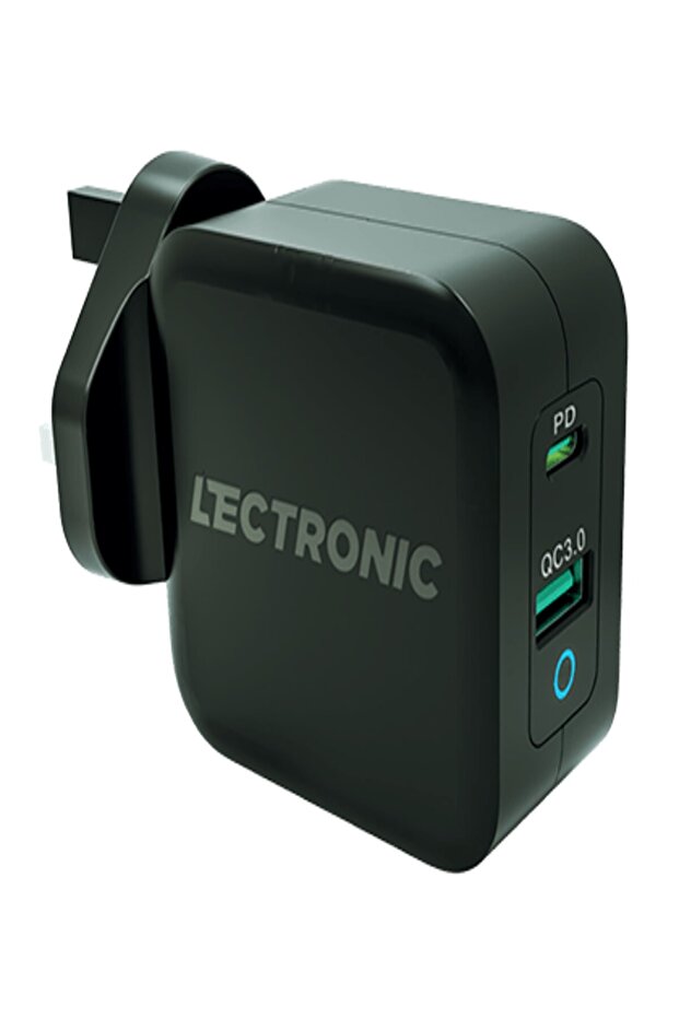 65W 2-Ports(A+C) Wall Charger With GaN Technology