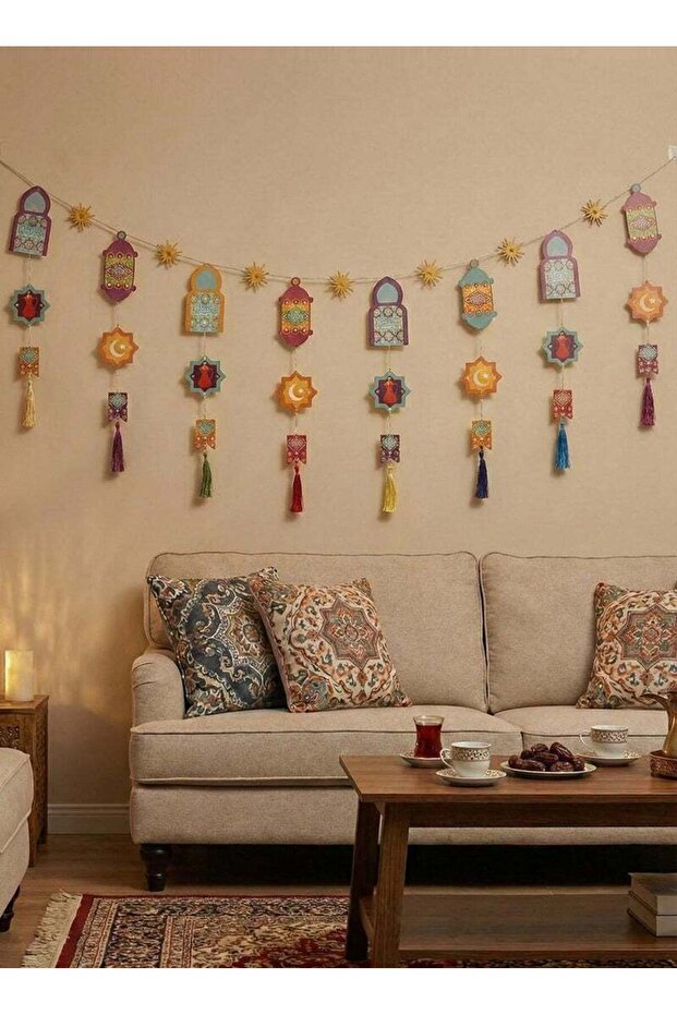 6 قطع من أضواء الزينة الرمضانية - 2