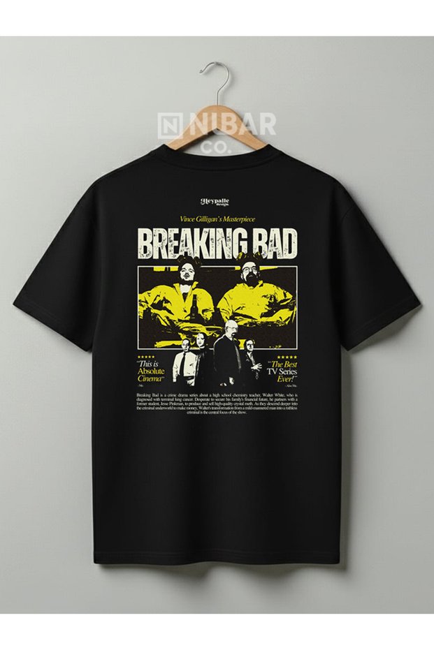Breaking Bad Heisenberg Design Unisex 100% Cotton Premium T-Shirt