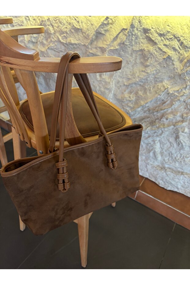 Taba Süet büyük çanta - 2