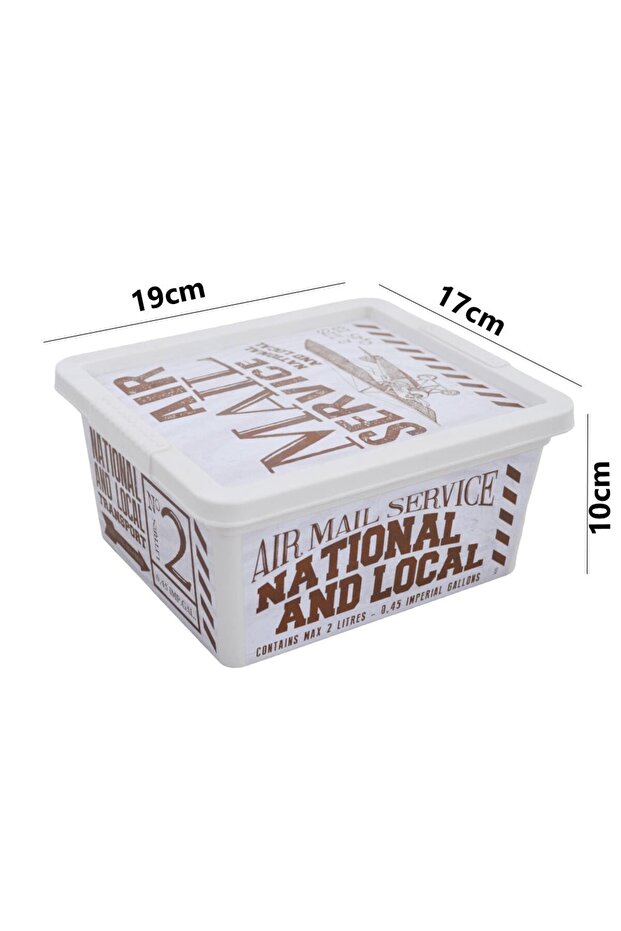 Multi-use plastic storage box - 2
