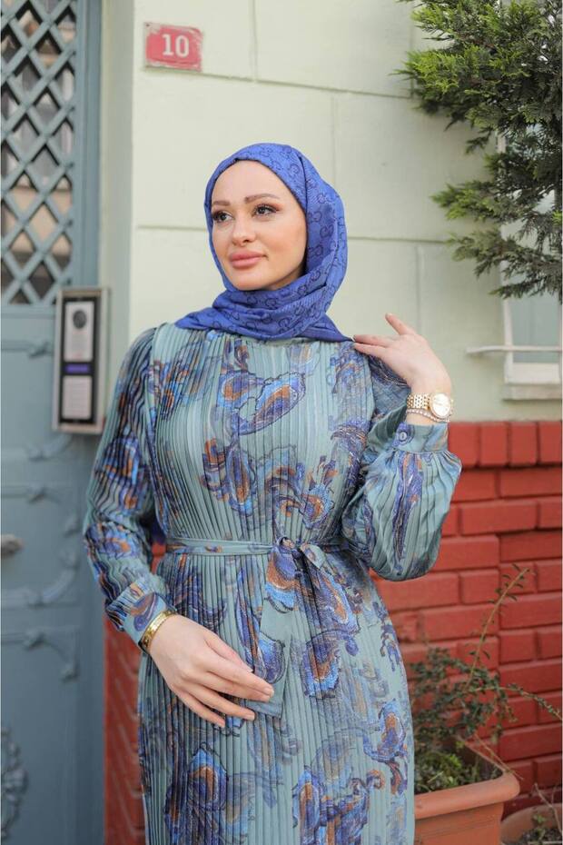 Boydan Piliseli Elbise - 2