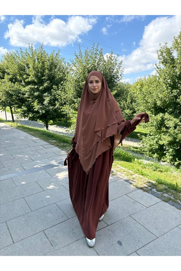 Testettür Medina Silk Long Dress Fluid Fabric Daily Stylish