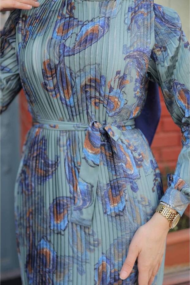 Boydan Piliseli Elbise - 5