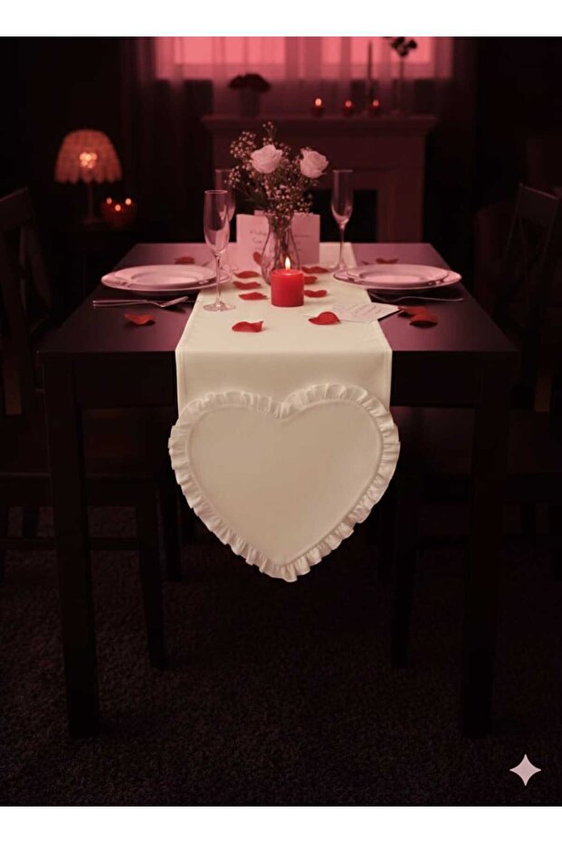 لوحة فنية لعيد الحب على شكل قلب 40x120 سم