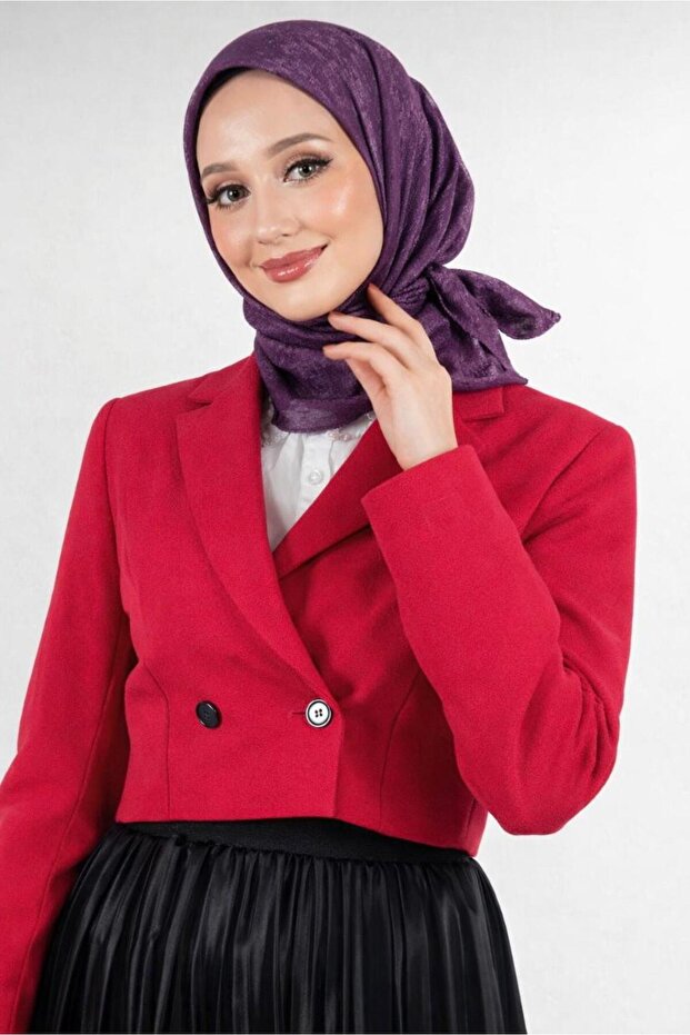 وشاح بريسا فوال - بلون البرقوق