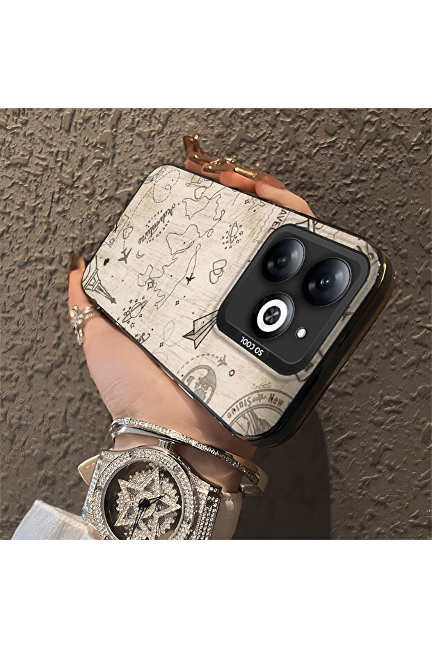 حافظة صلبة رفيعة مع حماية للكاميرا بنمط فضائي متوافقة مع هاتف Tecno Spark 20C - 3