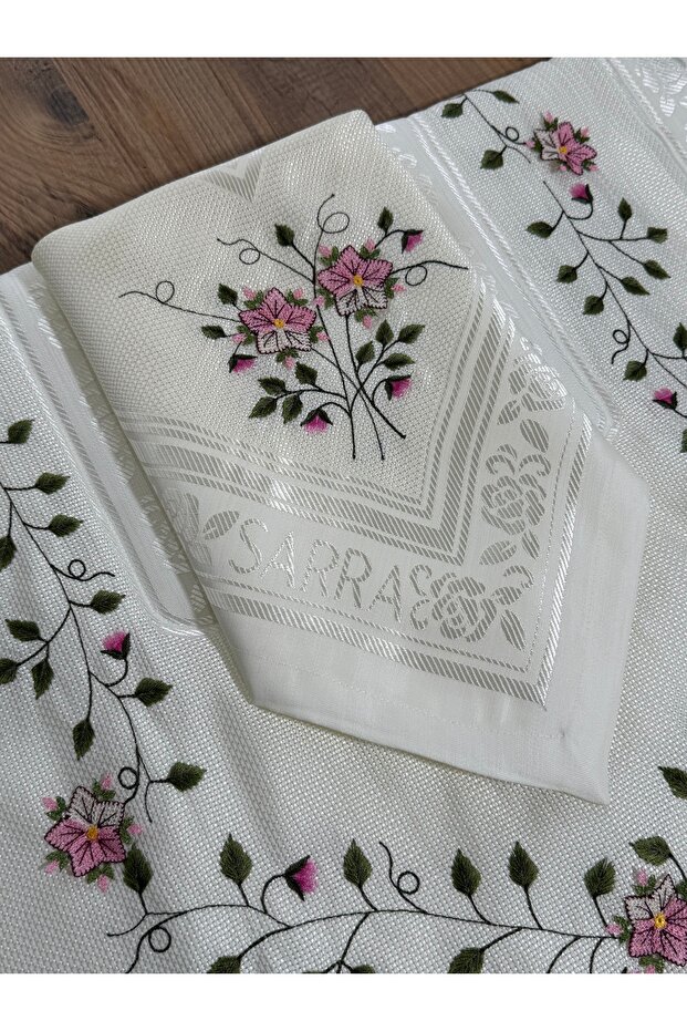 İğne oyası seccade takımı - 5