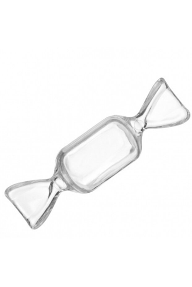 Transparent rectangular acrylic candy 8cm - 7