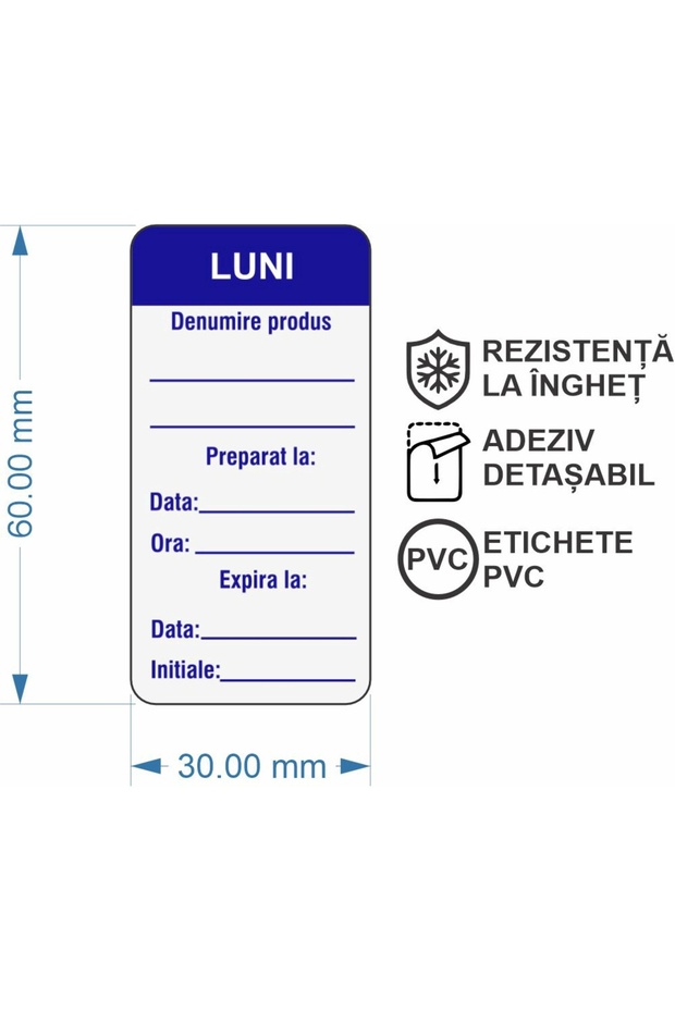 Generic (Unbranded) 500 PVC Labels 