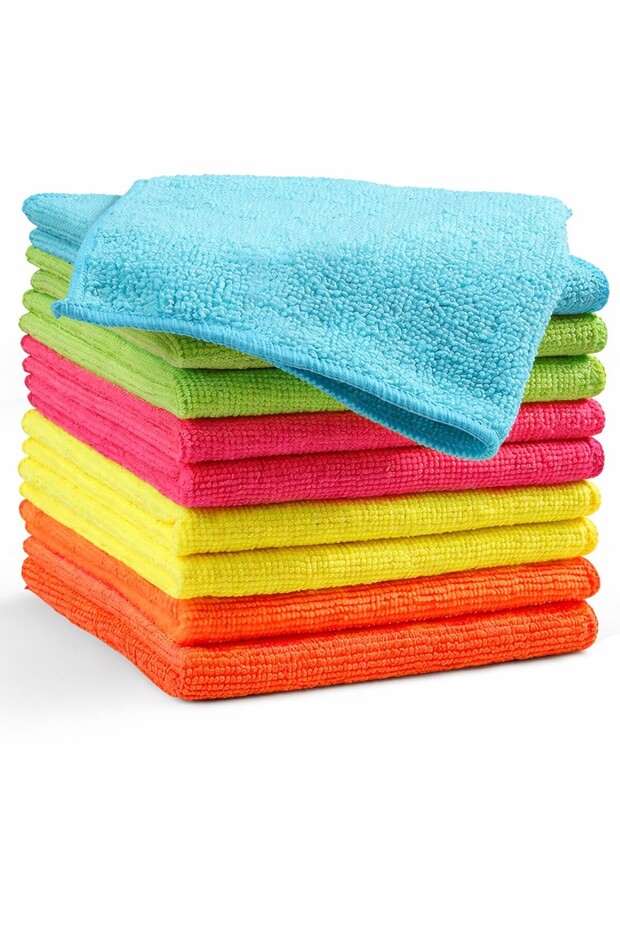 Essential 10 pcs Microfiber clothes 40×40 cm