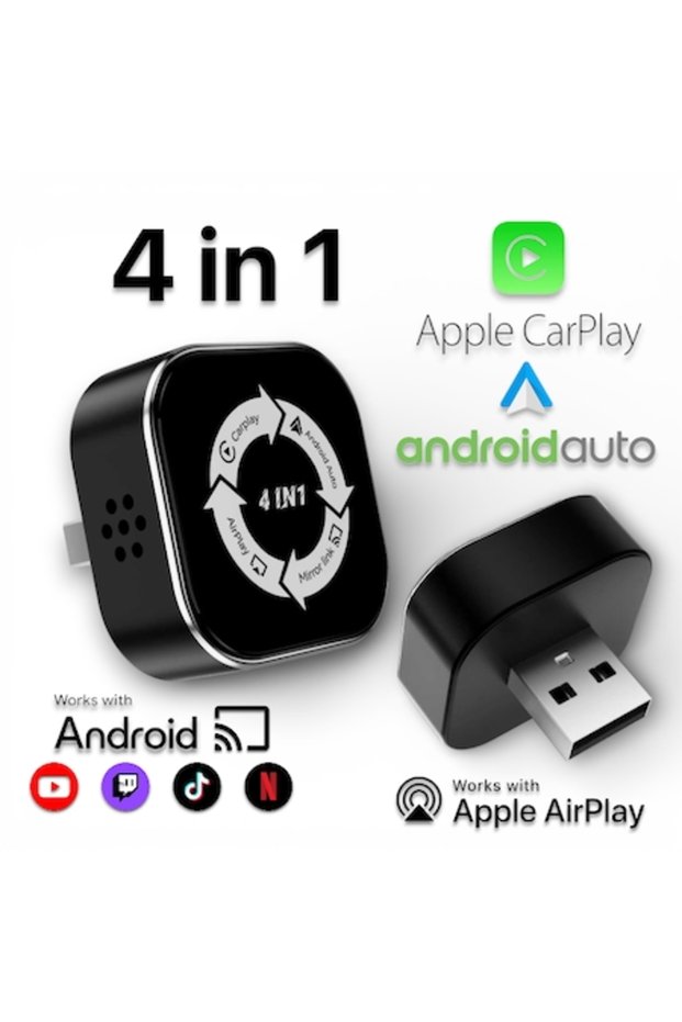 Adaptor auto wireless AirDrive Pro™ 4 în 1