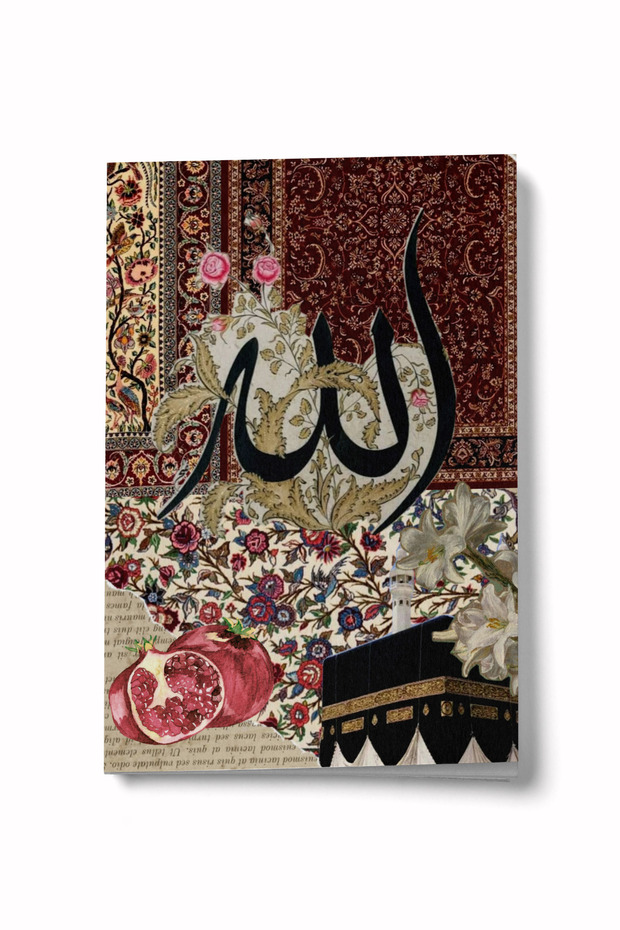 سلسلة كولاج 48: رؤية الكعبة في الحلم، دفتر ملاحظات صغير مسطر بحجم A6