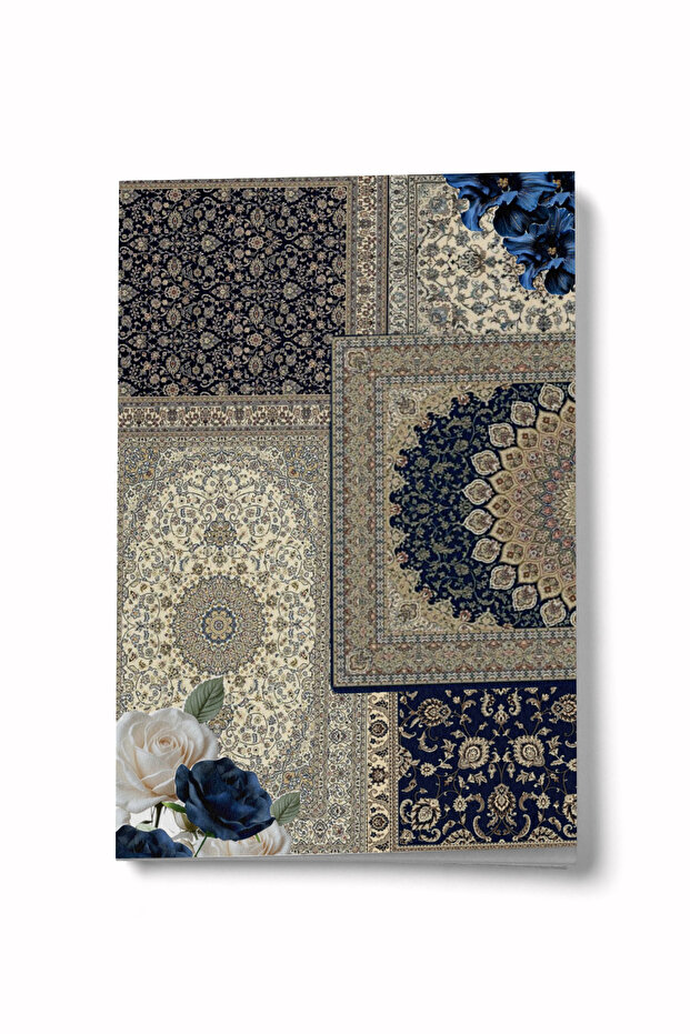 Ethnic Collage Series 7 Alamet-I Farika A6 Lined Mini Notebook Notepad