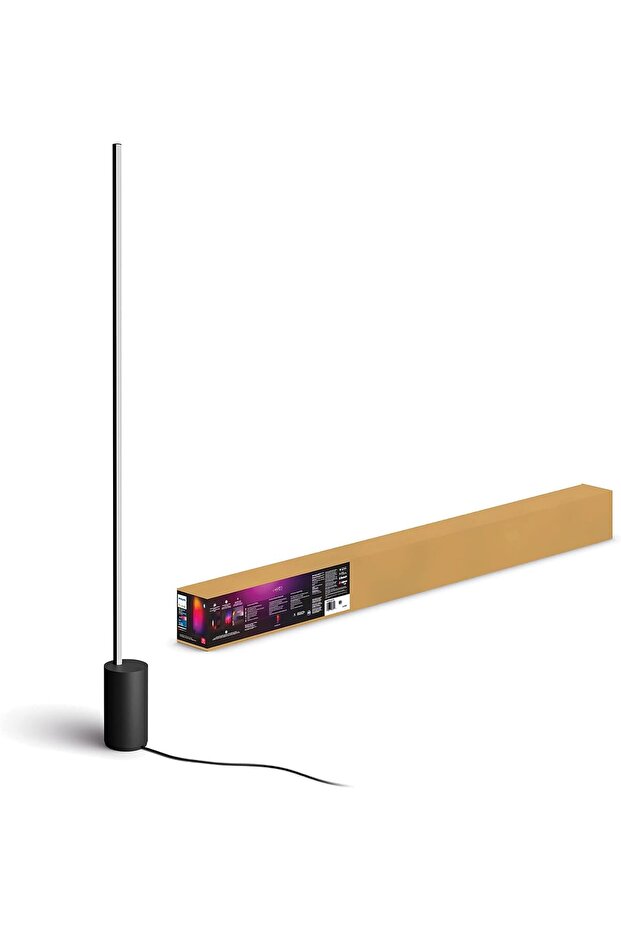 Hue Gradient Signe Akıllı Led Zemin Işığı, Lambader, Siyah - 5