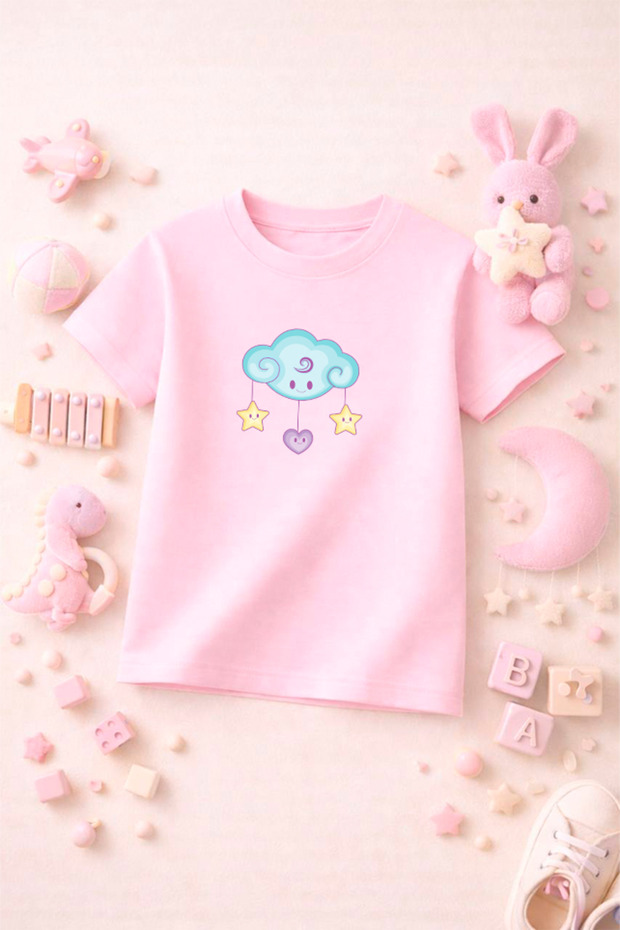 Unicorn Printed Cute Girls Boys Kids Tshirt T-Shirt Tee Comfortable Soft 100% Cotton