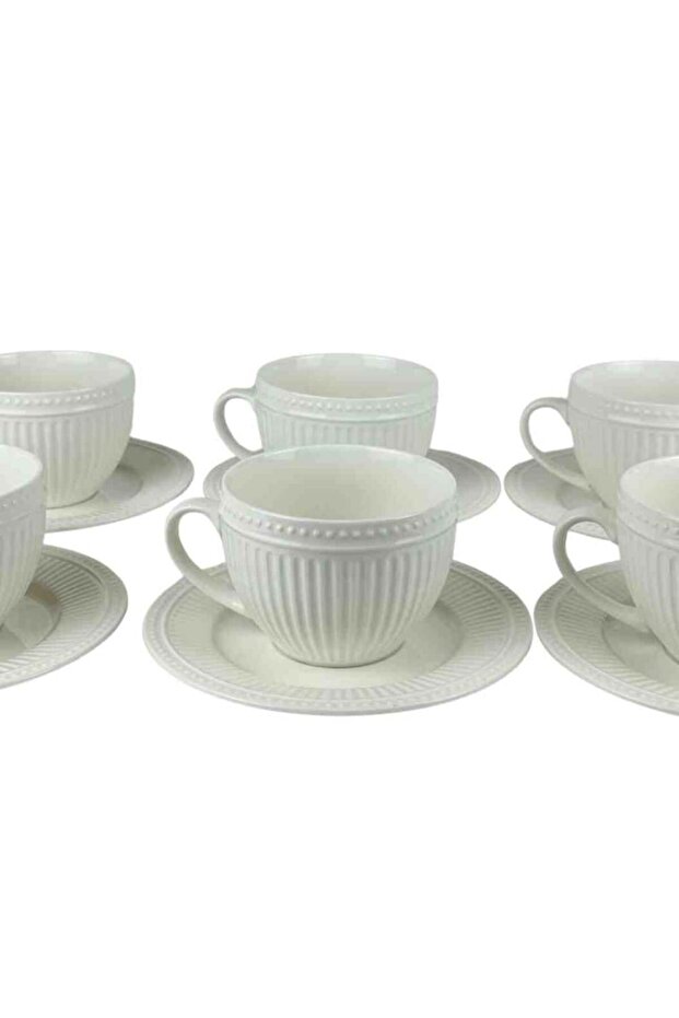 طقم أكواب سيراميك مكون من 12 قطعة - 2