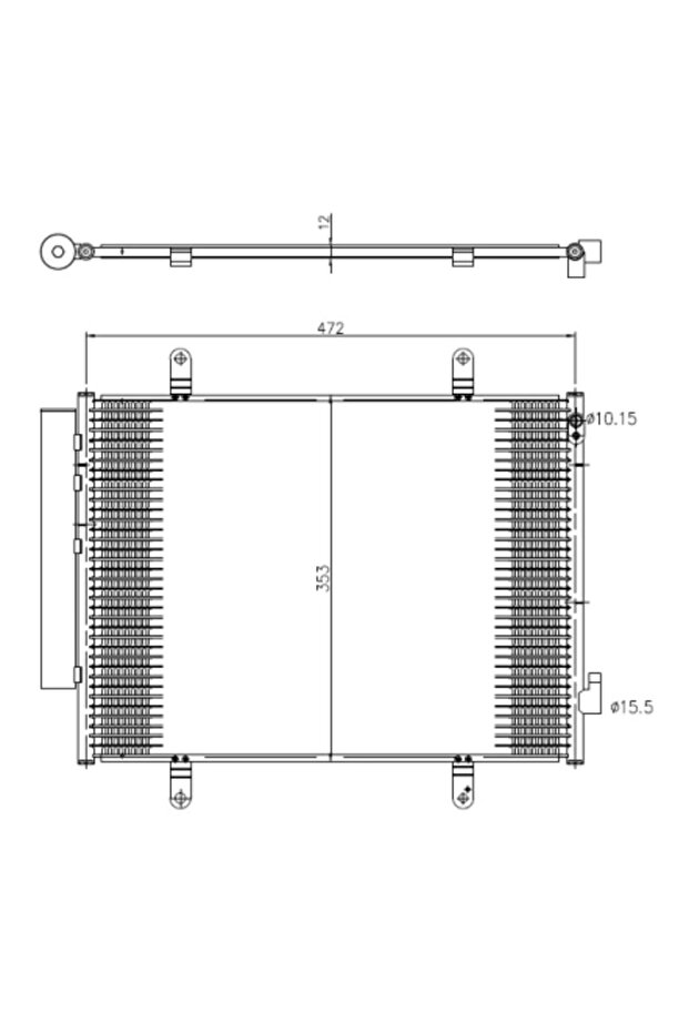 Condensator Climatizare Suzuki Celerio - 1