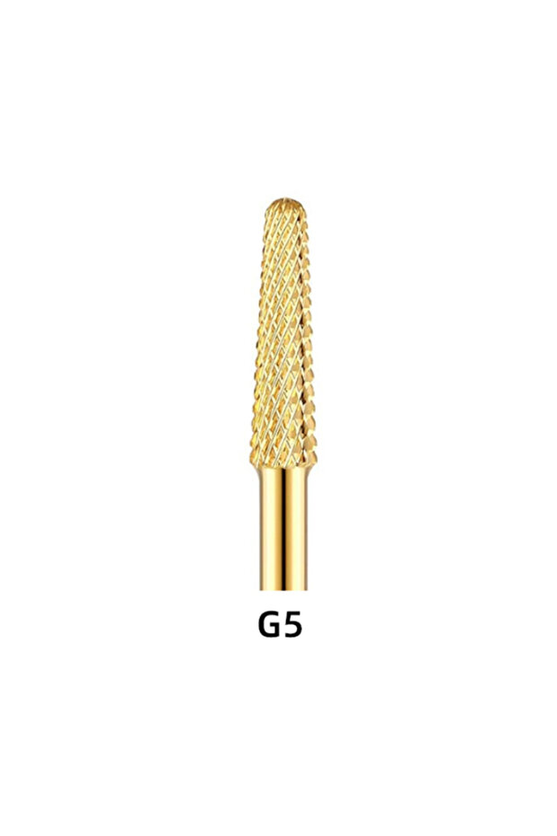 مجموعة رؤوس مثقاب أظافر G3 قطعة واحدة 3/32 بوصة - رأس كربيد على شكل حرف L ذو طرف توقف أملس للحصول على لمسة نهائية احترافية، فا