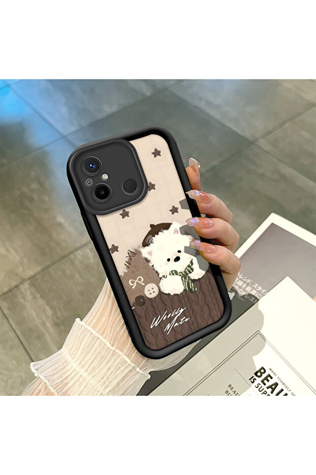 Poco C55 Compatible, Cute Cat Patterned Silicone Phone Case. - 1