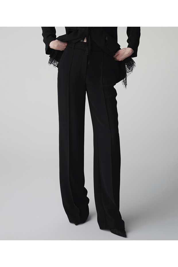 Dantel aplikeli pantolon - 2