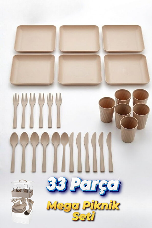33 Parça Mega Piknik Seti - 5