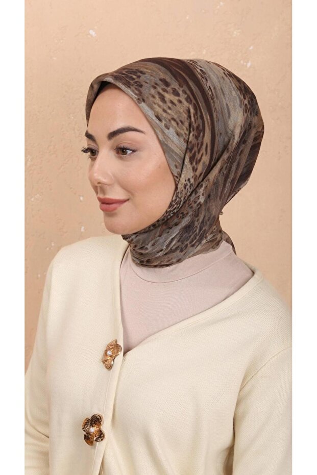 Soft Pamuk Eşarp Olive - 1