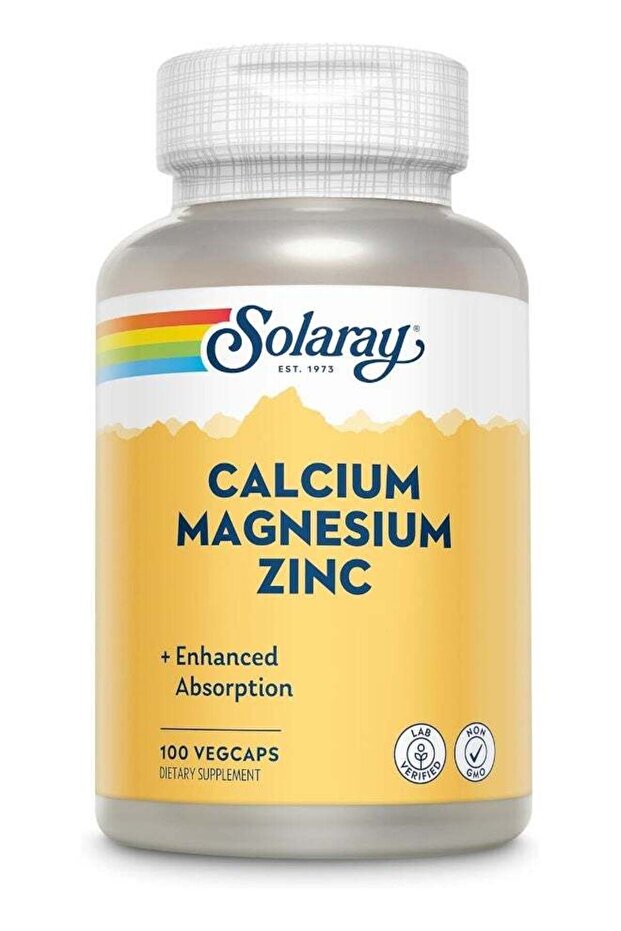 Calcium Magnesium Zinc, 100 Vegetable Capsules